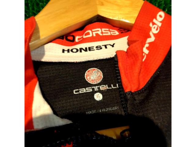 サイズ:M Castelli cervelo 半袖 サイクルジャージ ブラック