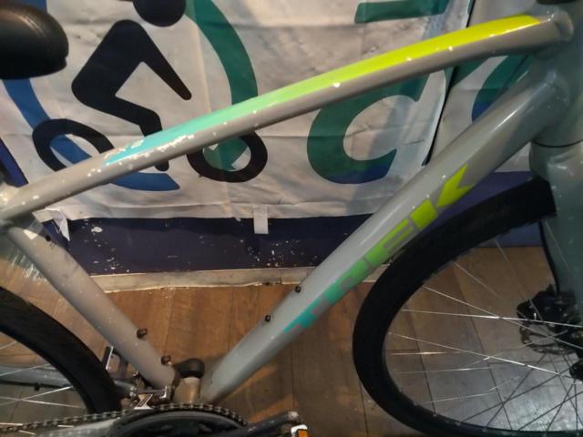 TREK FX2 DISC 2020年頃モデル 700x35c 3-8s アルミクロスバイク グレー 適応身長:170～184cm