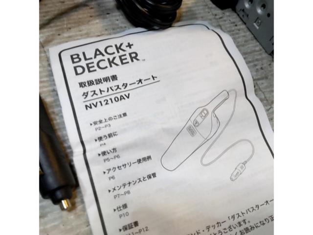 BLACK+DECKER ダストバスターオート NV1210AV