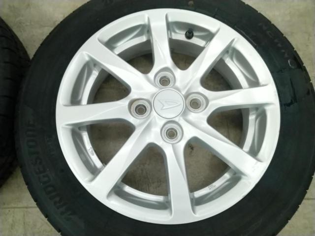 ダイハツ タントカスタム後期純正ホイール + BRIDGESTONE NEWNO