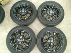 ホンダ N-BOXカスタム 特別仕様車 STYLE+ BLACK 純正ホイール + YOKOHAMA BluEarth