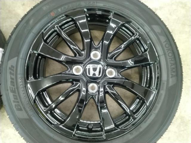 ホンダ N-BOXカスタム 特別仕様車 STYLE+ BLACK 純正ホイール + YOKOHAMA BluEarth