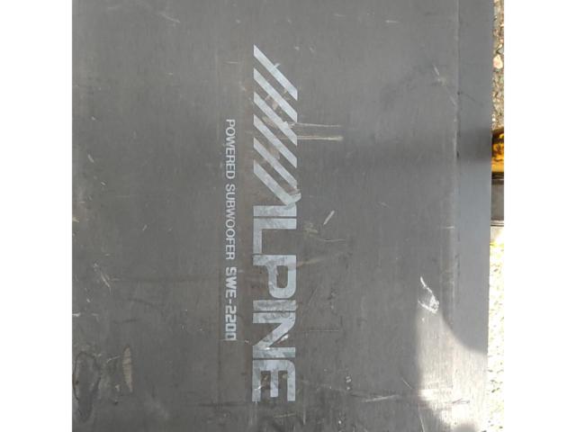【ALPINE】SWD-2200 サブウーファー