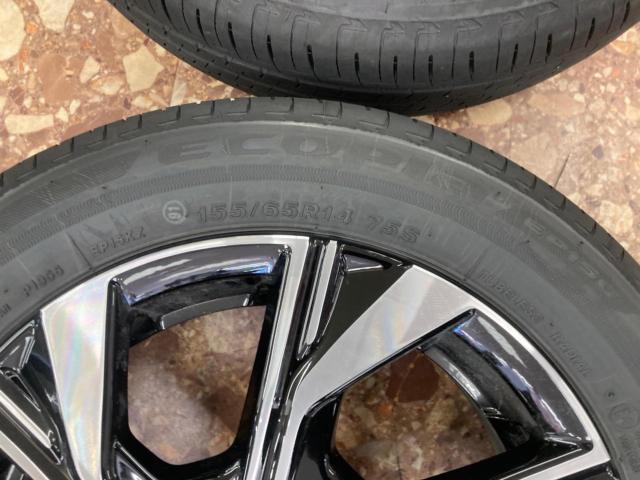 【ダイハツ純正】 LA650タントカスタム純正+【BRIDGESTONE】ECOPIA EP150