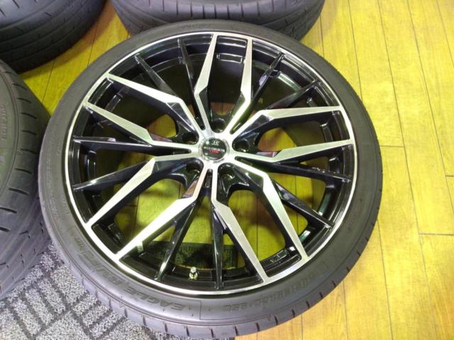 ☆おまけタイヤ付き!!30系アルヴェルに!(^^♪☆ BADX  MULTI FORCHETTA TR5  + おまけ 【GOODYEAR】EAGLE RVF ECO