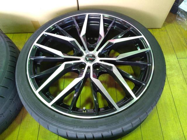 ☆おまけタイヤ付き!!30系アルヴェルに!(^^♪☆ BADX  MULTI FORCHETTA TR5  + おまけ 【GOODYEAR】EAGLE RVF ECO