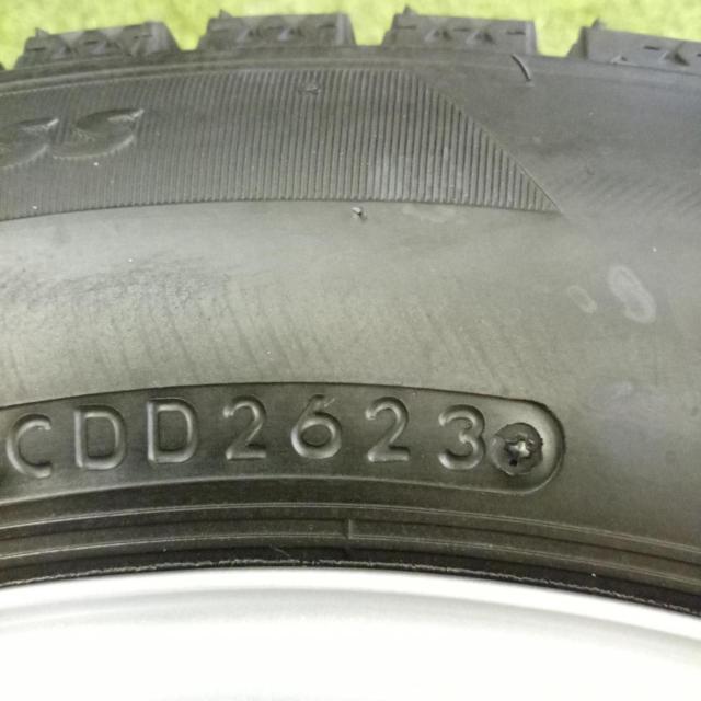 【weds(ウェッズ)】Carrowin スチールホイール+【BRIDGESTONE】BLIZZAK VRX2 2023年製造+【BRIDGESTONE】BLIZZAK VRX2 2023年製造