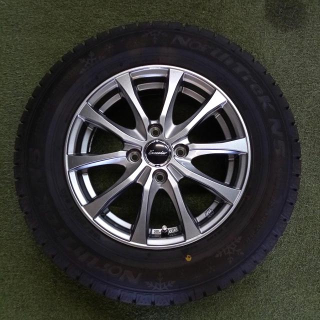 【HOT STUFF(ホットスタッフ)】Exceeder(エクシーダー)ツイン5本スポークアルミ+【AutoBacs】NorthTrek N5 2024年製造