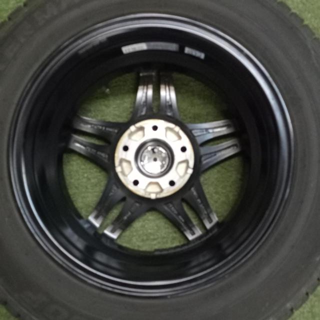 【メーカー不明】Lofida XH5 ツイン5本スポークアルミ+【DUNLOP】WINTER MAXX WM03 2022年製造
