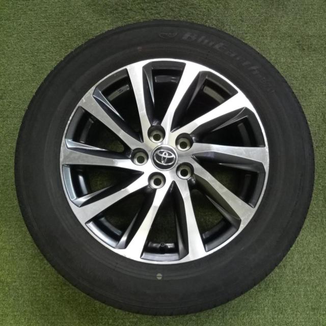 トヨタ純正(TOYOTA) 30系アルファード/ヴェルファイア前期純正スポークアルミ + YOKOHAMA(ヨコハマ) BluEarth E70 2021年製造