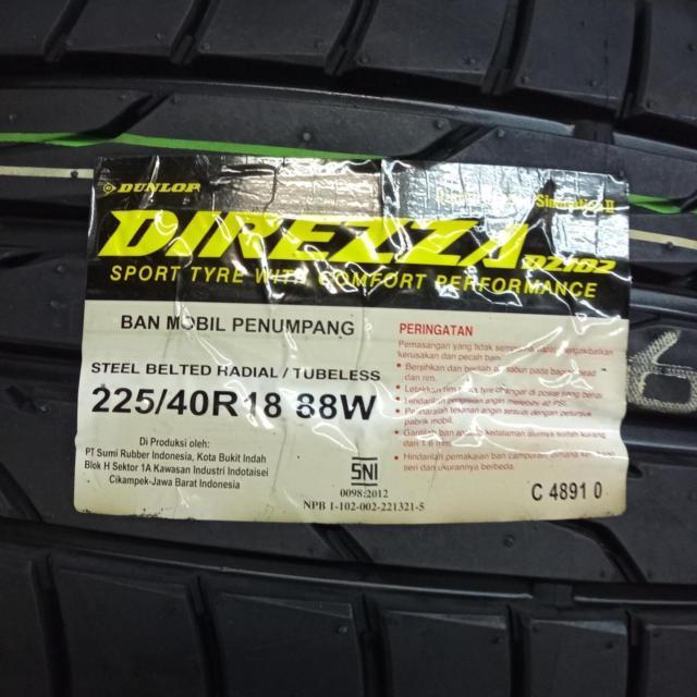 DUNLOP (Dunlop)
DIREZZA
DZ102
Manufactured in 2026