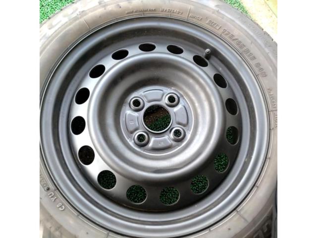 【BRIDGESTONE】175/65R15 +アクア NHP10 純正スチールホイール スペアに!