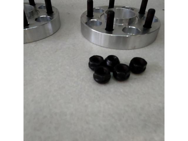 【メーカー不明】ハブリング付きワイドトレッドスペーサー 25mm