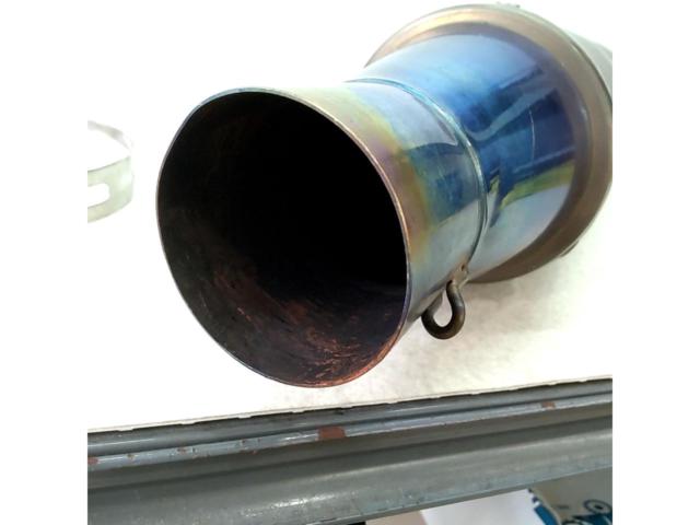 【メーカー不明】スリップオンサイレンサー 差込口61.5mm