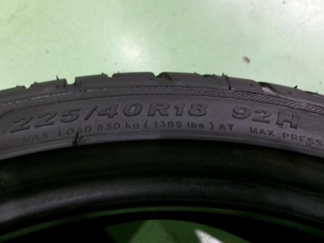 KENDA KAISER KR20 225/40R18 2本セット