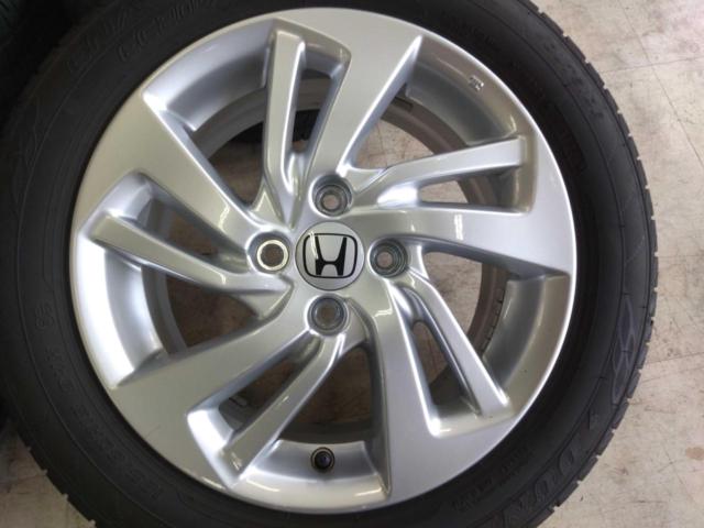 HONDA GK3フィット純正ホイール  + DUNLOP(ダンロップ) ENASAVE EC204 ※2023年製造1本あります