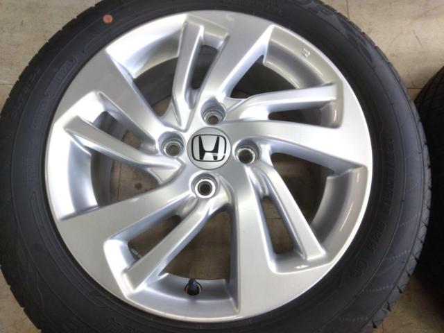 HONDA GK3フィット純正ホイール  + DUNLOP(ダンロップ) ENASAVE EC204 ※2023年製造1本あります