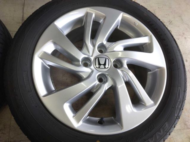 HONDA GK3フィット純正ホイール  + DUNLOP(ダンロップ) ENASAVE EC204 ※2023年製造1本あります