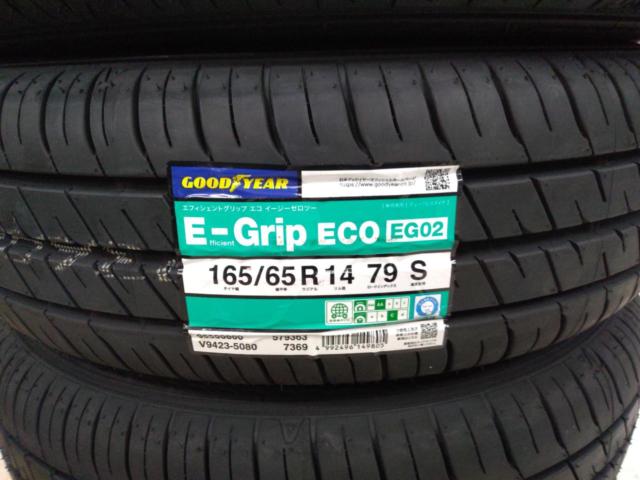 KYOHO
SMACK
LEGINA
+
GOODYEAR
E-Grip
ECO
EG02
Tire new