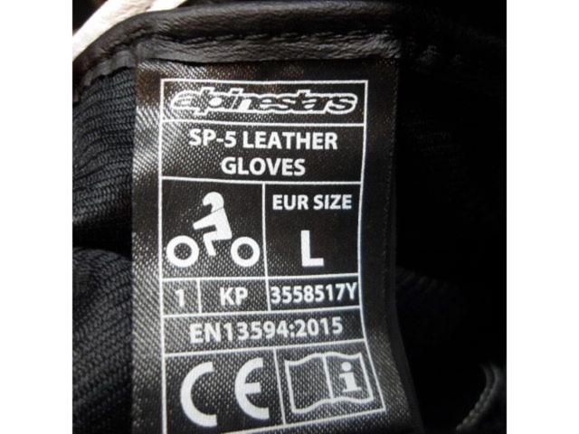 Alpinestars SP-5
Leather Gloves
Size L