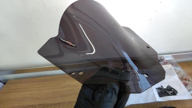 【Power Bronze】 XSR900 (22-24)  250mm スタンダード スクリーン ダークスモーク
