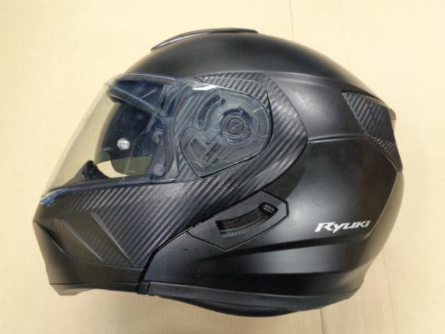 OGK(オージーケー)Kabuto RYUKI システムヘルメット フラットブラック XLサイズ