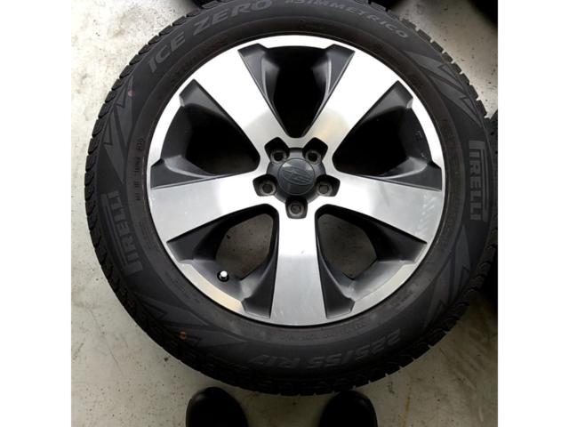 【中古W/中古T】 スバル純正  XV 純正ホイール + PIRELLI ICE ZERO ASIMMETRICO