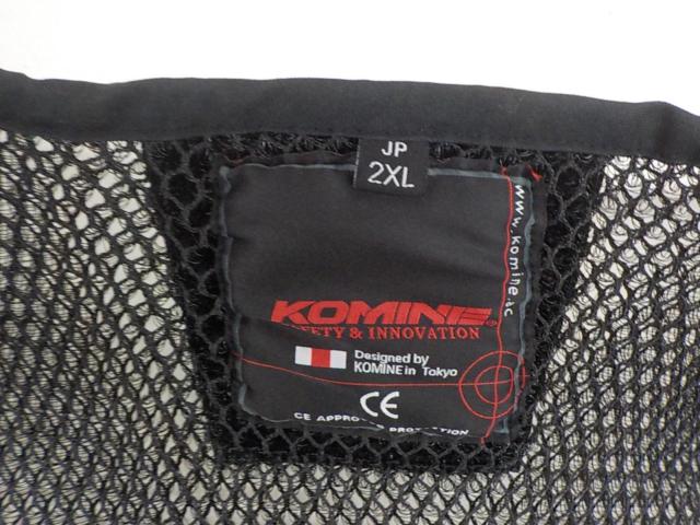 KOMINE
07-084
3D air mesh inner Best
Size: JP / 2XL