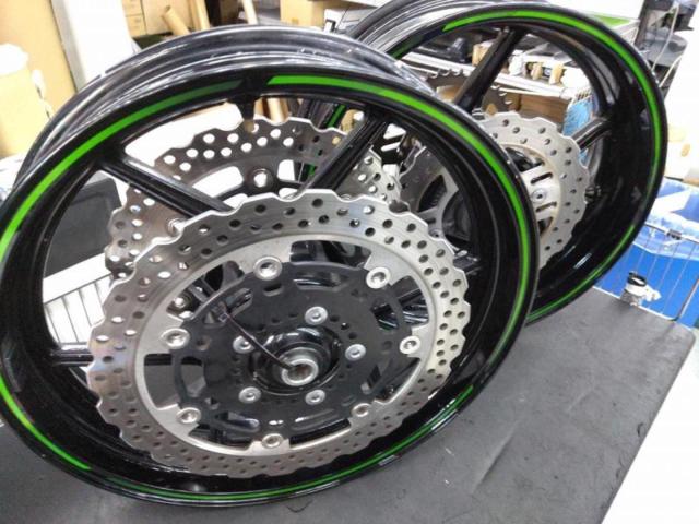 KAWASAKI純正ホイール前後セット