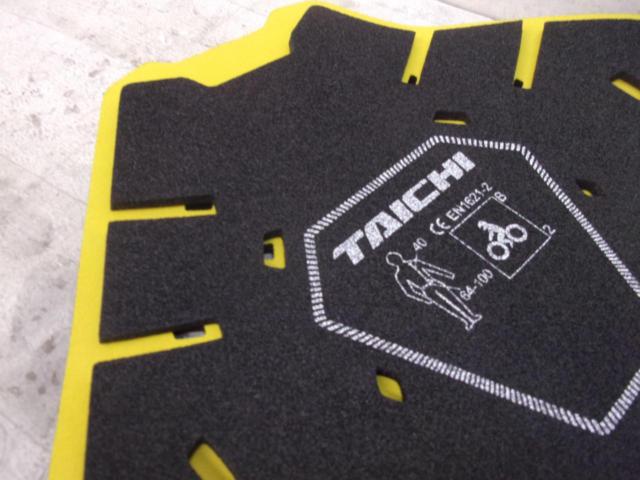サイズ:43(XL・XXL)【RSTaichi】CEバックプロテクター
