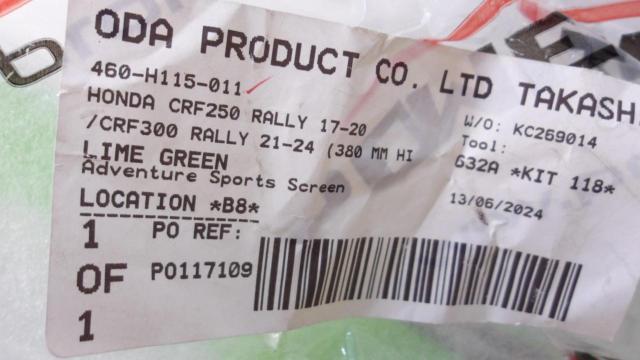 Power Bronze
Screen
CRF250 Rally ('17-'20)