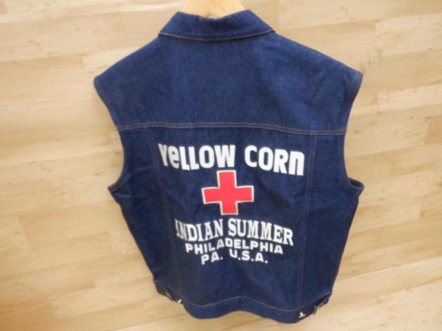 YellowCorn デニムベスト YT-003 サイズ不明