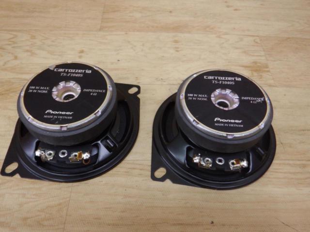 Mid-only
carrozzeria
TS-F 1040 S
10cm speaker
2018 model