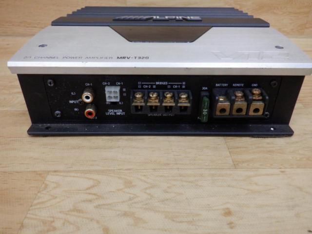 ALPINE
MRV-T320
2ch power amplifier
2002 model