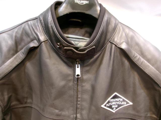 サイズXL/XG 【TRIUMPH】 レザージャケット ブラック