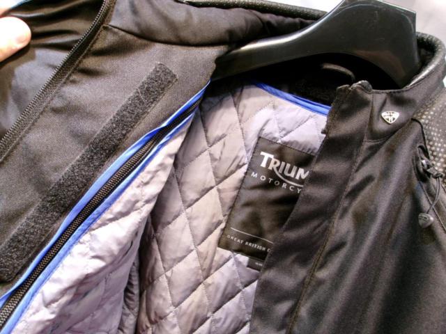 サイズXL/XG 【TRIUMPH】 ライディングジャケット ブラック
