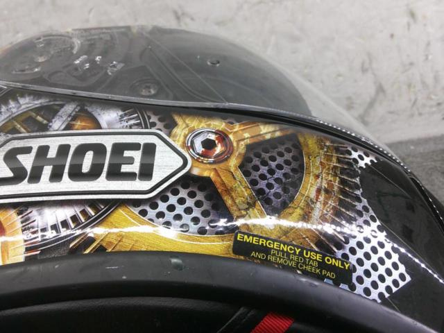 Size XL
SHOEI G-Air
COG
TC-9
(BLACK / GOLD)
Full-face helmet
Gee
-
Air
Cog