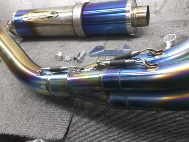 ZEP750 STRIKER(ストライカー) チタン フルエキゾーストマフラー  【ゼファー750】ZEPHYR750 希少絶版品!