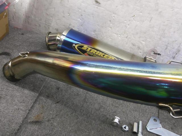 ZEP750 STRIKER(ストライカー) チタン フルエキゾーストマフラー  【ゼファー750】ZEPHYR750 希少絶版品!