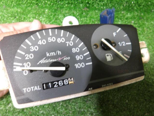 Suzuki genuine speedometer (removed from Address V100 CE13A)
Only the needle has been tested and confirmed to be working.