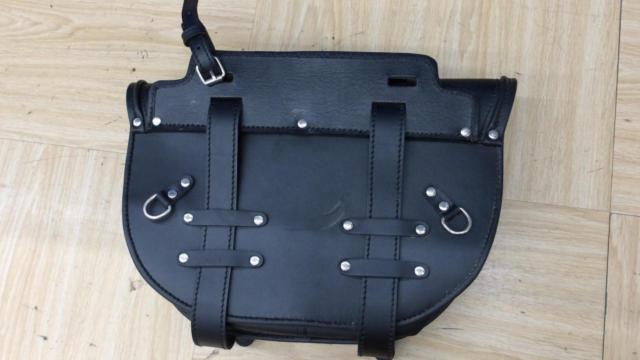 DEGNER(デグナー) レザーサドルバッグ ブラック
