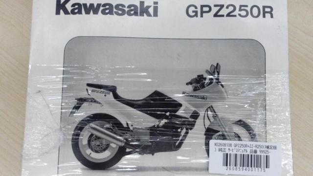 GPZ250R+ZZ-R250 (supplemental version)
Genuine
Service Manual
Part number
99925-1040-01
+
99925-1086-58