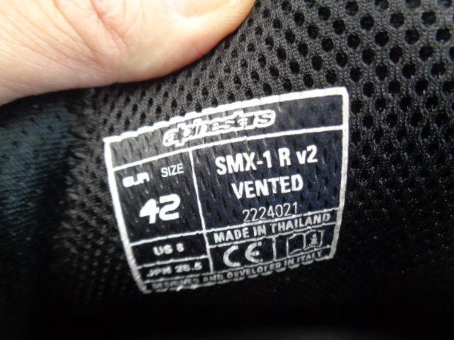 Alpinestars
Riding shoes
SMX-1
R
V2
VENTED
EUR42