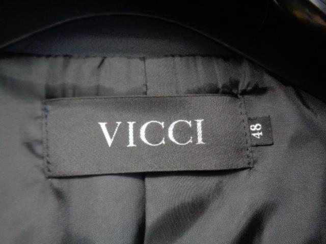 【VICCI】 フェイクレザージャケット サイズ:48