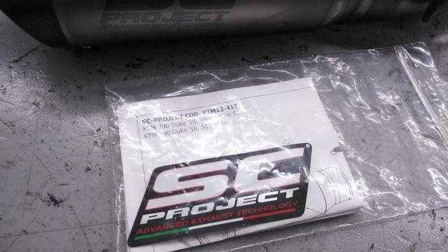 9SC PROJECT S1スリップオンサイレンサー