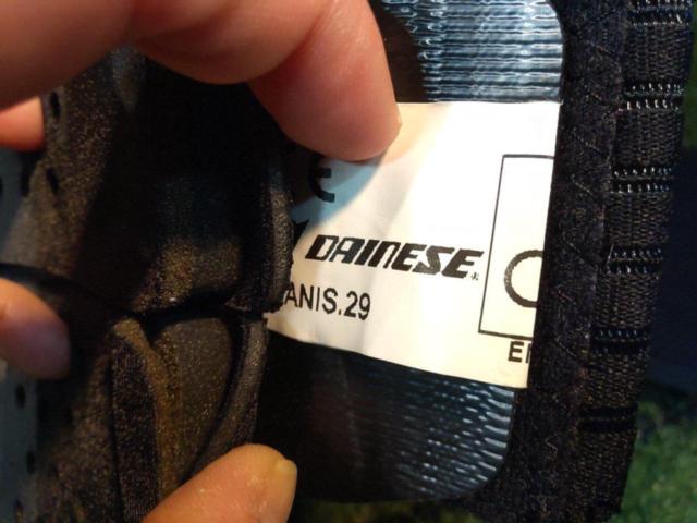 【DAINESE】メンズ D1 バックプロテクター ショートタイプ サイズ:S
