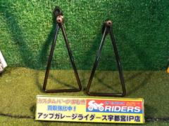 【ROUGH&ROAD】汎用トライアングルサイドバッグサポート ダブル ブラック