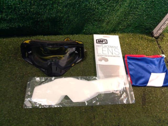 100% Off-Road Goggles and Accessories Set
Black / Yellow