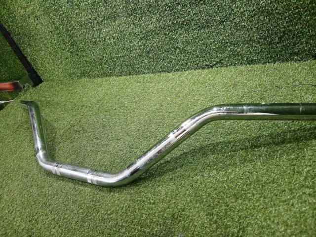 【メーカー不明】 メッキハンドルバー Φ22.2mm 全長:80cm バンバン200外し