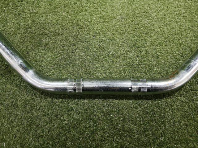 【メーカー不明】 メッキハンドルバー Φ22.2mm 全長:80cm バンバン200外し